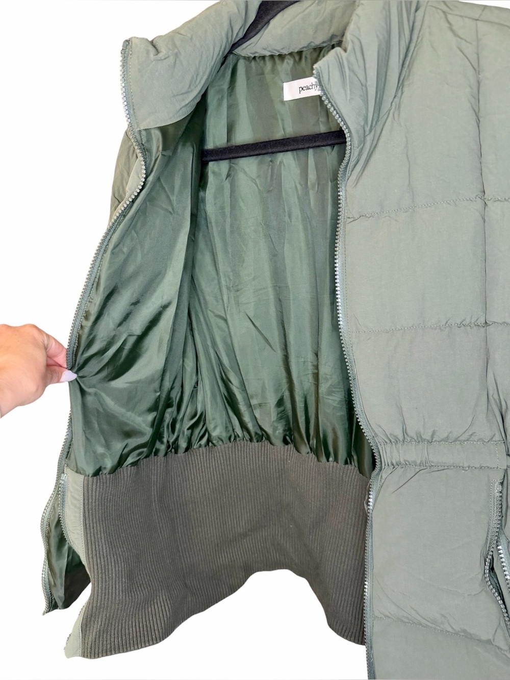Peachy Den Robyn Puffer Jacket - Size Small - Picture 11 of 13